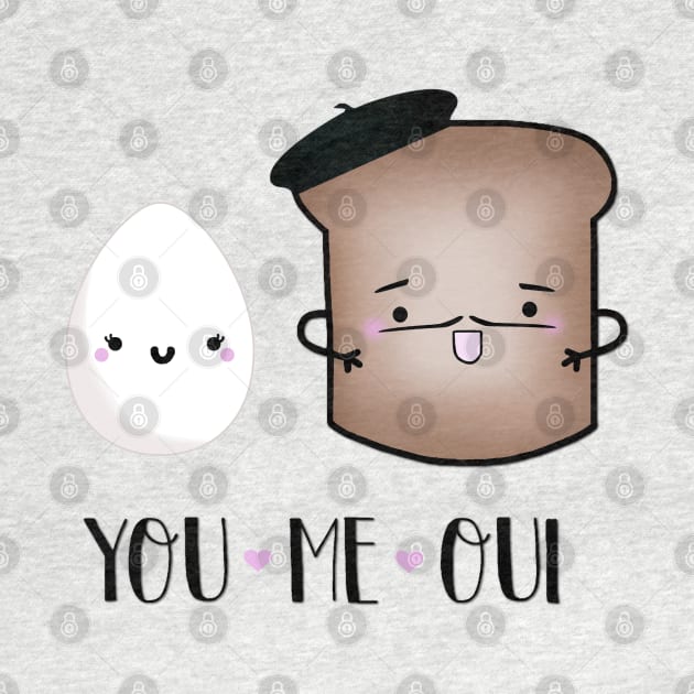 You, Me, Oui by staceyromanart